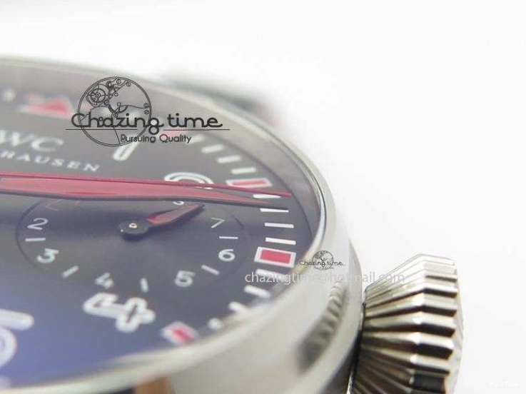 MIROTIME 0501 RelaxedFit Big Pilot Real PR IW500435 “Muhammad Ali” ZF Best Edition On Black Leather Strap A 7295